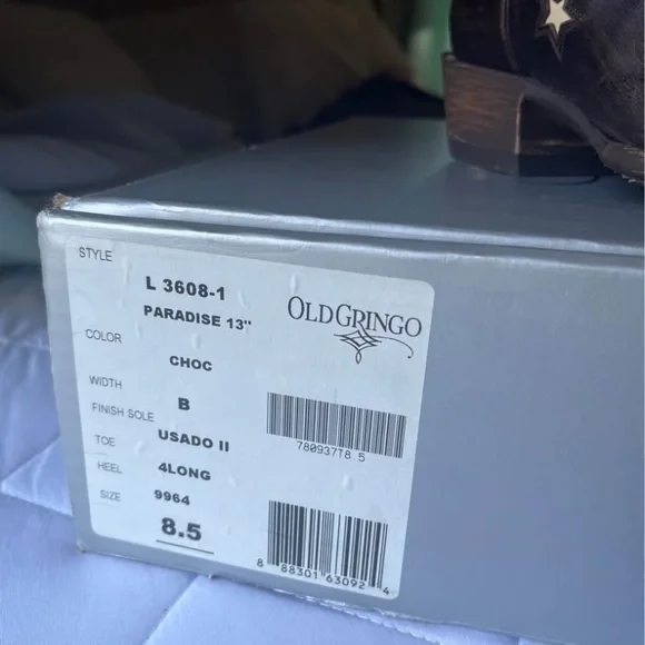 Old Gringo Paradise Vesuvio Leather Handmade Cowgirl Western Boot Womens 8.5 - Picture 12 of 14